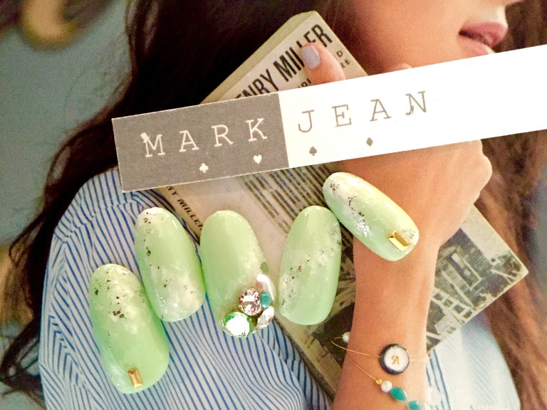 春*ネイル*タイダイ