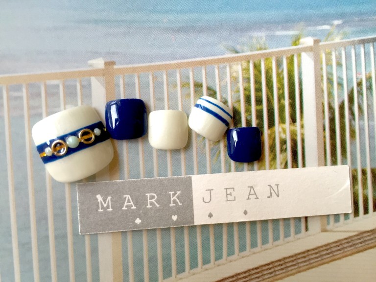 マリン*ネイル*ボーダー