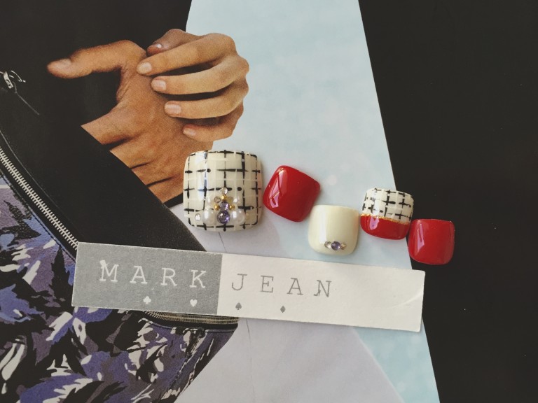 エレガント*ネイル*大人ツイード