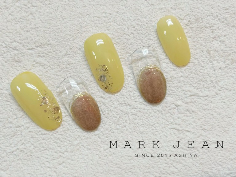 フレンチ マグネット ネイル